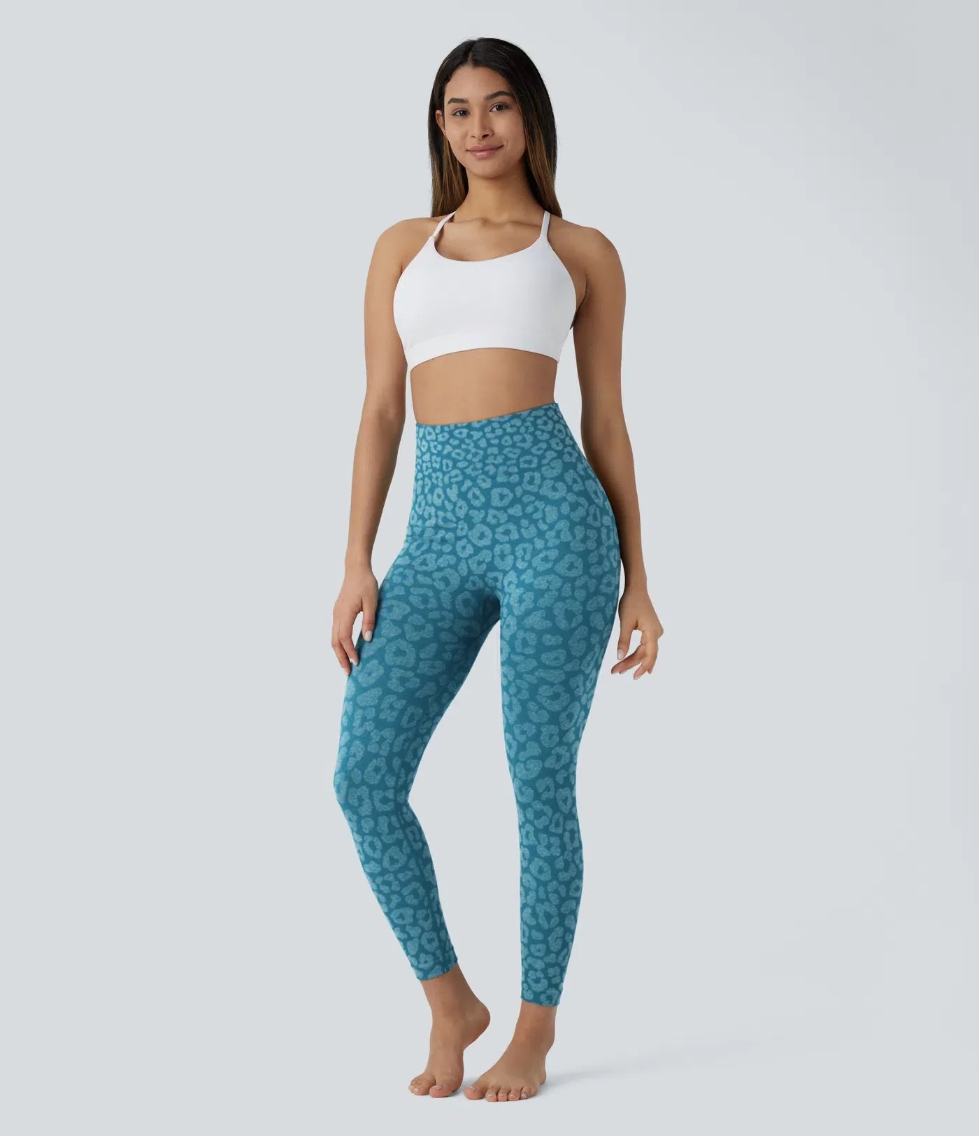 Leopard Print Leggings | High Waist | Sculpt & Stretch