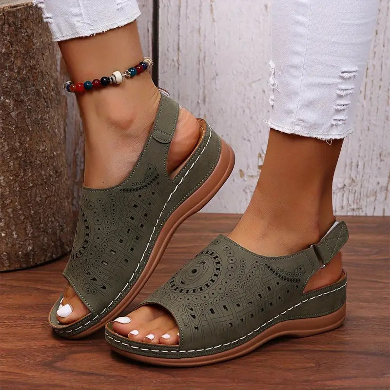 Open-Toe Wedge Sandals | Stylish & Comfortable | Summer Essential