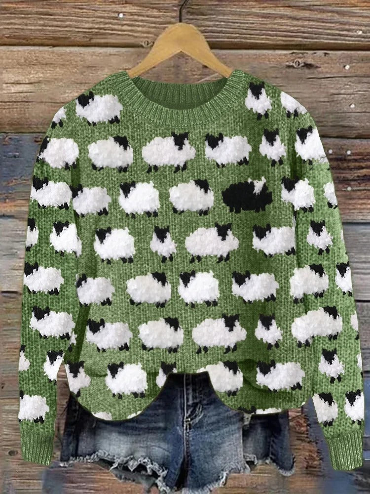 Festive Knitted Christmas Sweater | Cozy | Holiday-Inspired and Stylish