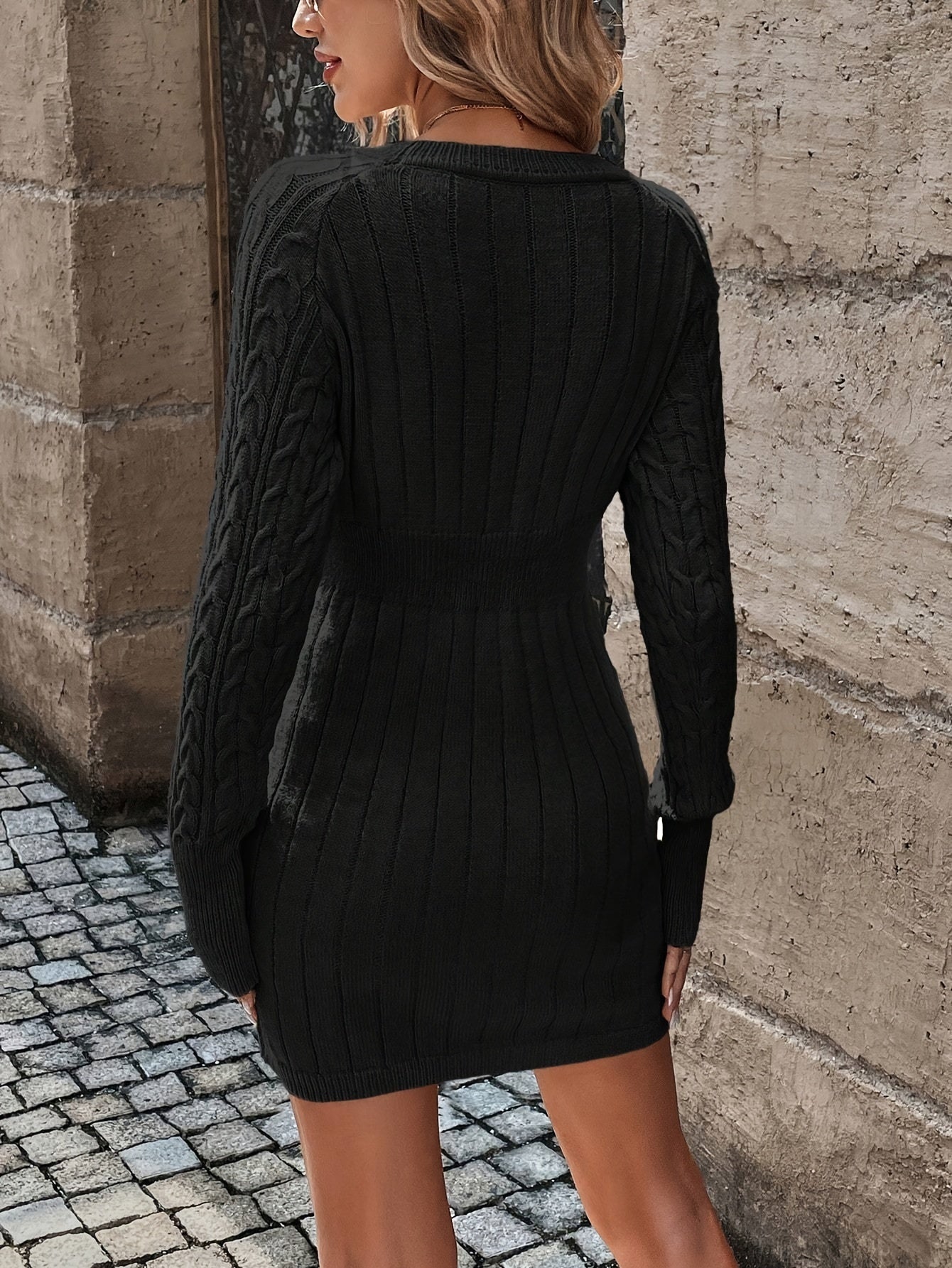 Cable Knit Sweater Dress | Cozy & Chic | Winter Essential