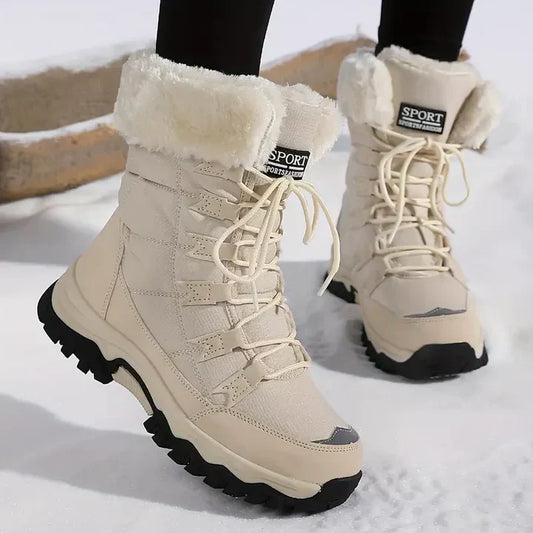 Faux Fur-Lined Winter Boots | Waterproof & Warm | Non-Slip Snow Boots