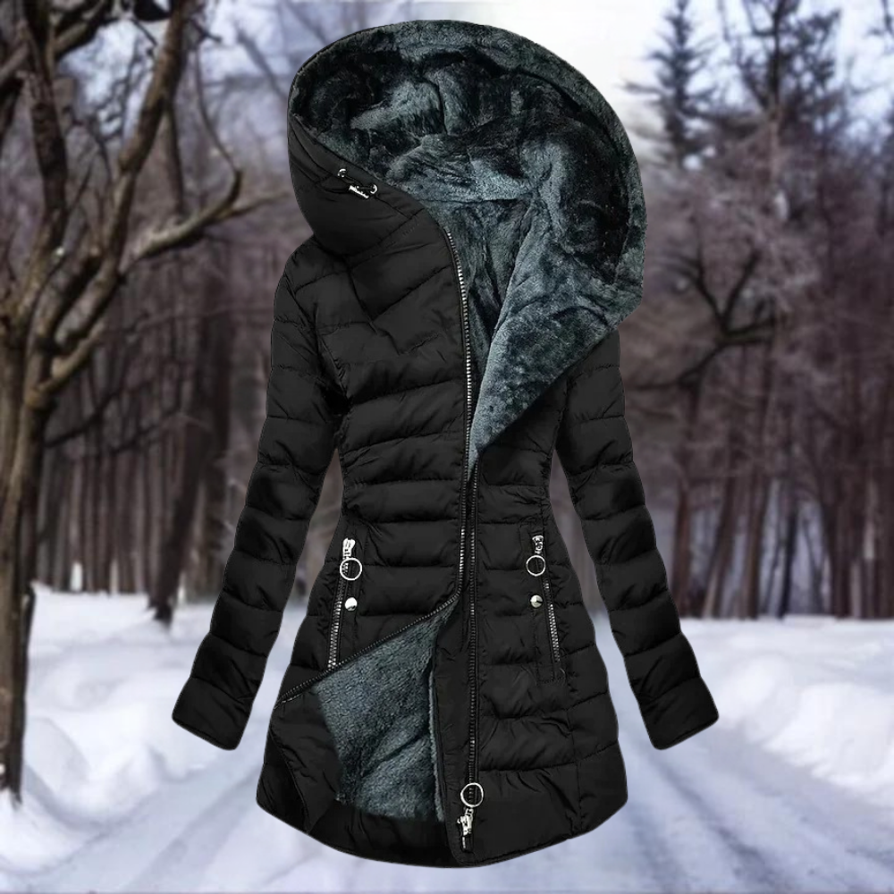 Fleece-Lined Puffer Coat | Winter Wear | Warm and Stylish