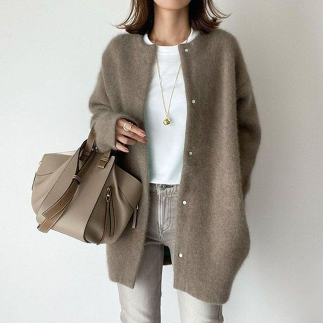 Mohair Cardigan | Soft & Cozy | Minimalist Chic