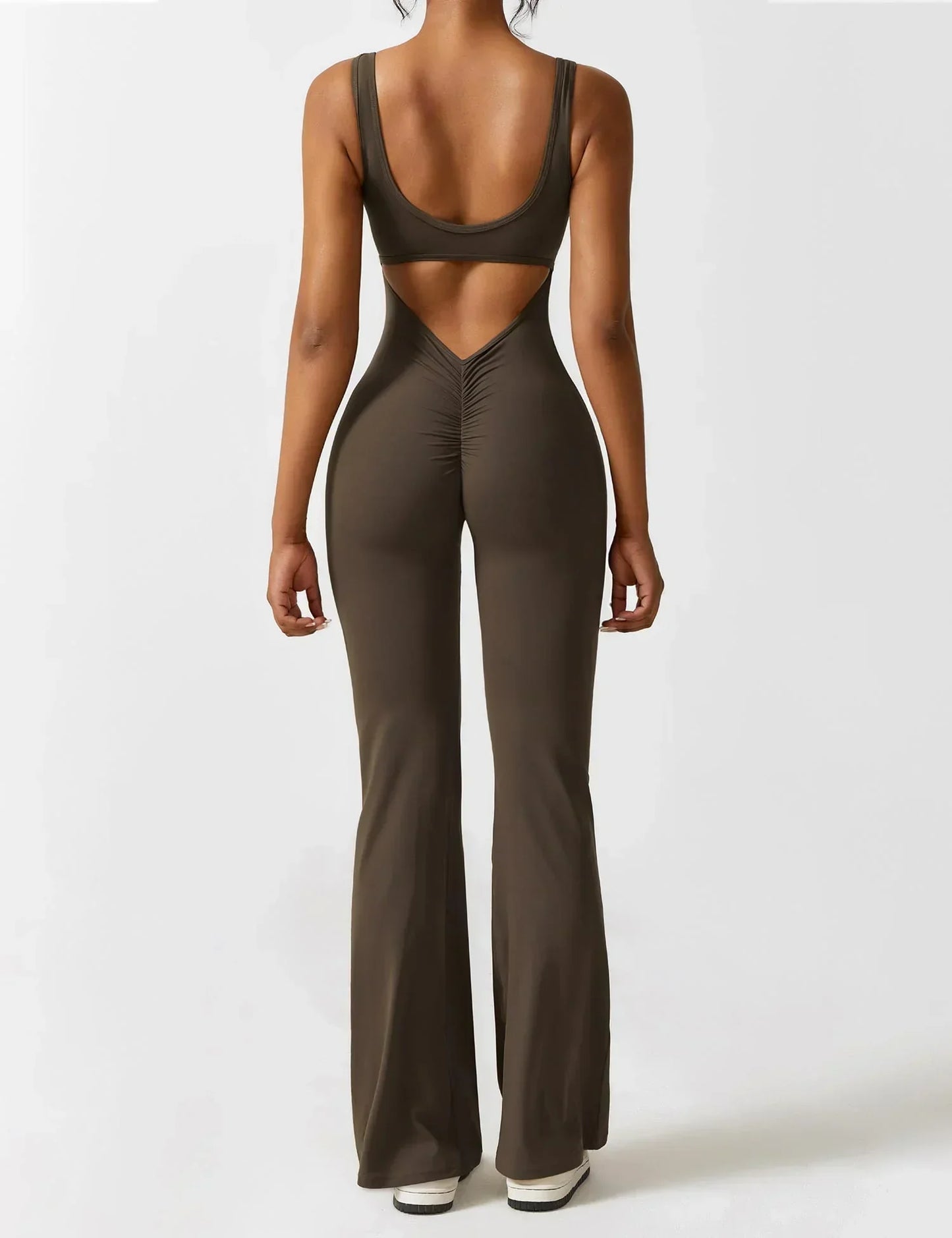 Flared Jumpsuit | Sculpting Fit | Perfect for Active & Casual Wear