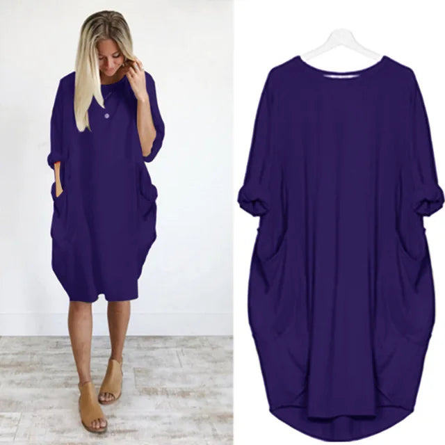 Oversized Pocket Dress | Casual | Relaxed and Comfortable