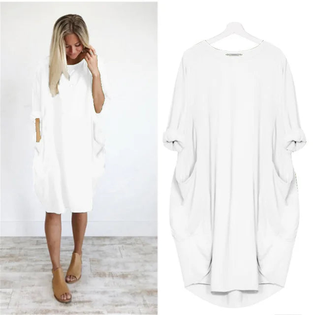 Oversized Pocket Dress | Casual | Relaxed and Comfortable