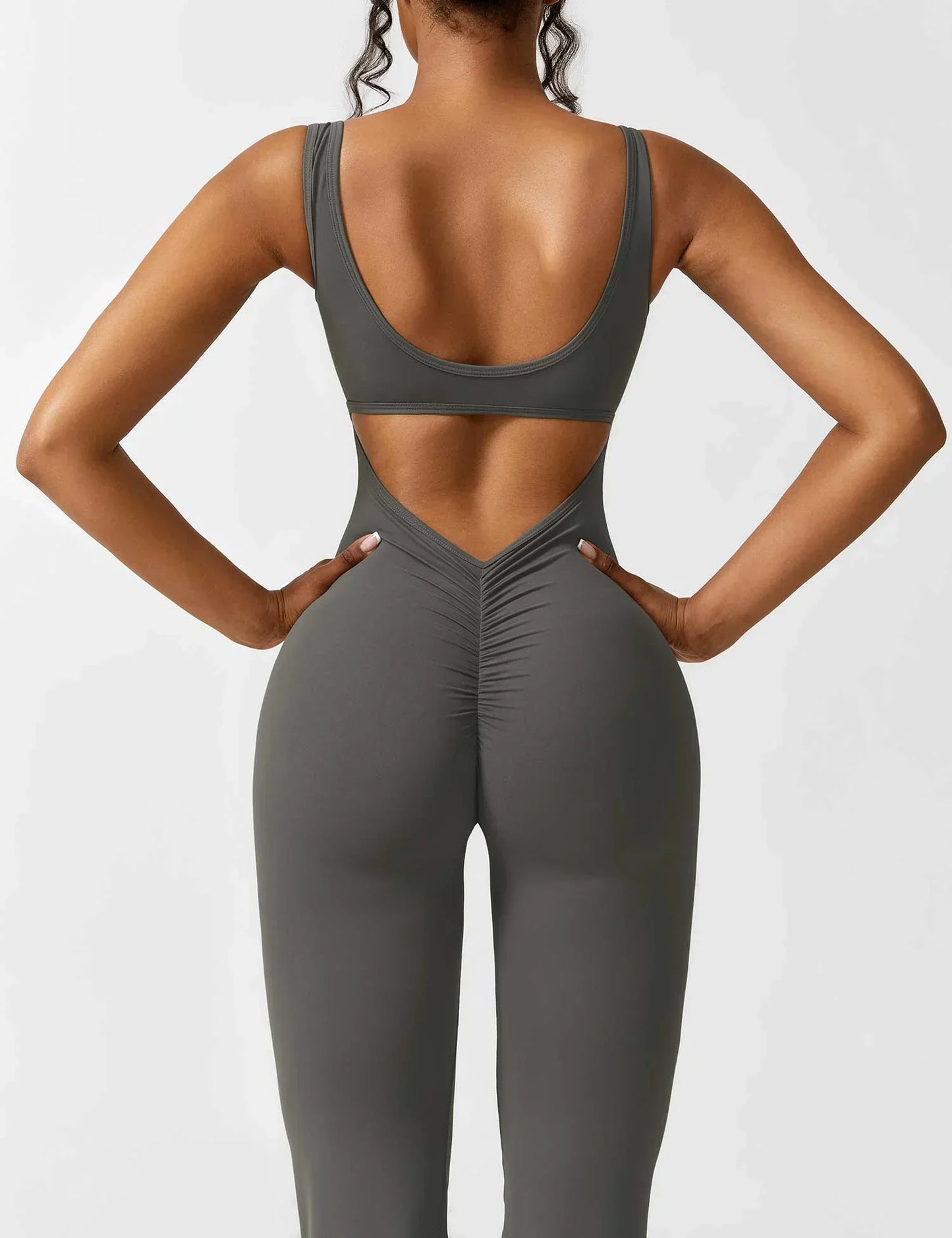 Flared Jumpsuit | Sculpting Fit | Perfect for Active & Casual Wear