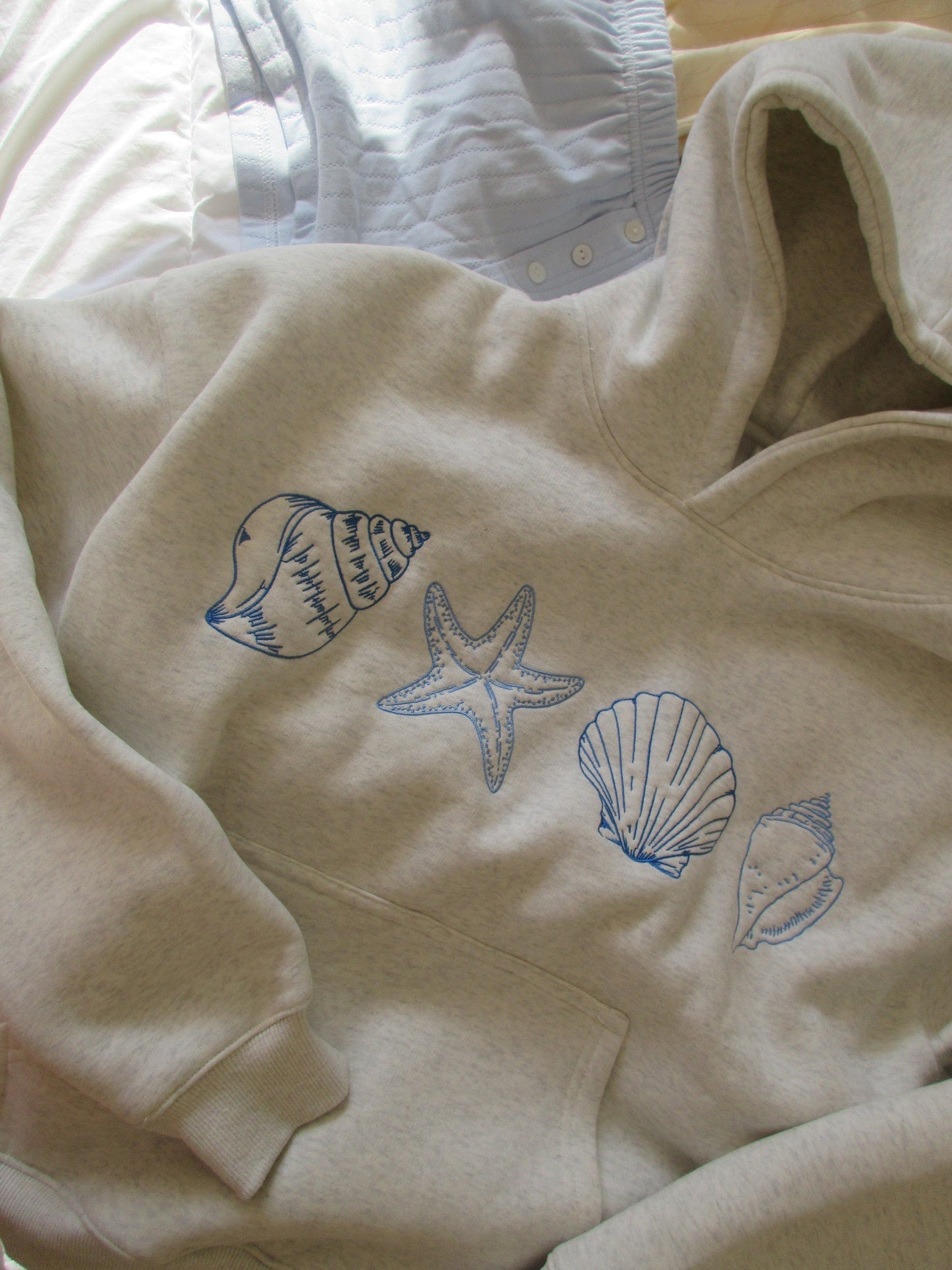 Coastal Shell Hoodie | Soft Cotton Blend | Relaxed Fit