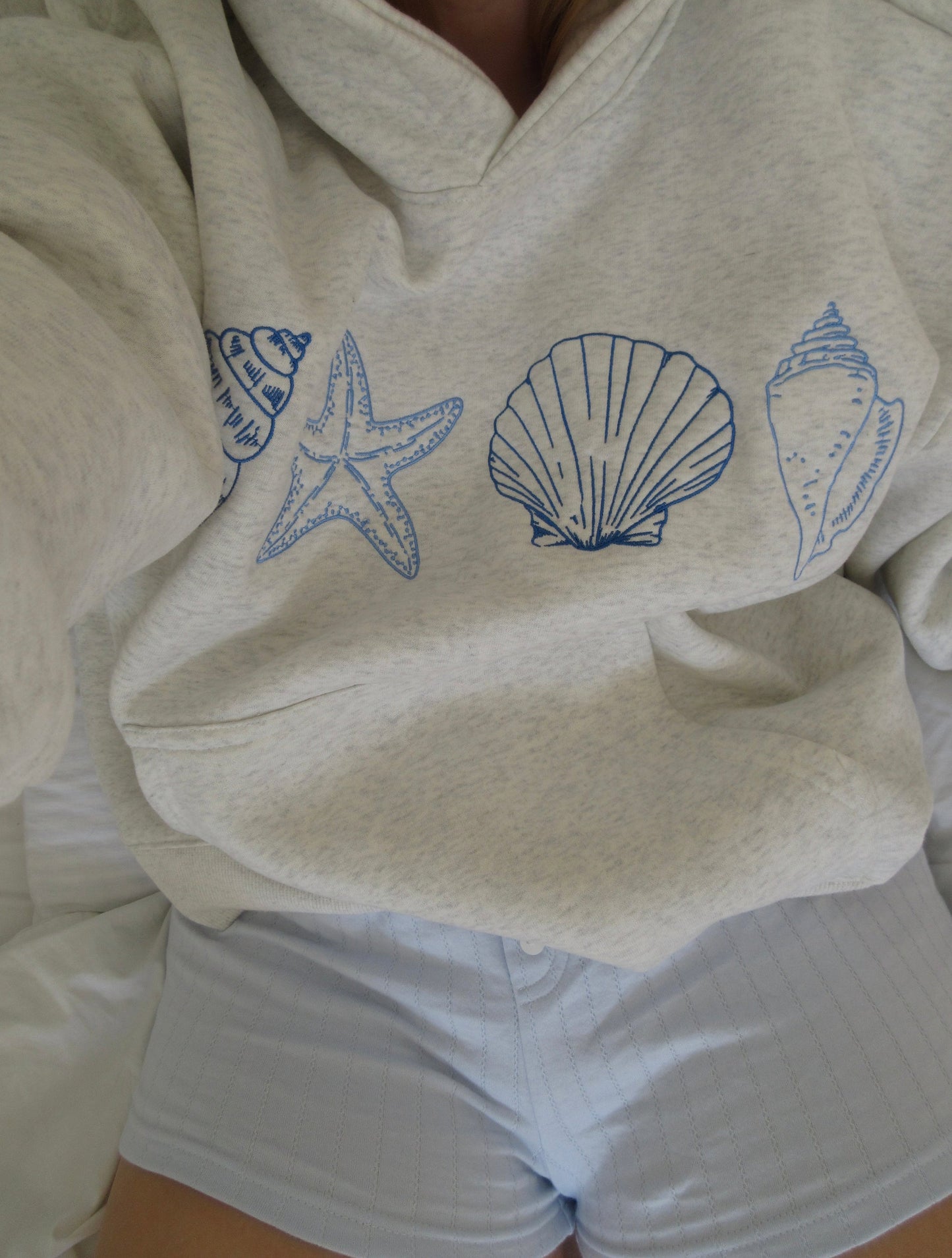 Coastal Shell Hoodie | Soft Cotton Blend | Relaxed Fit