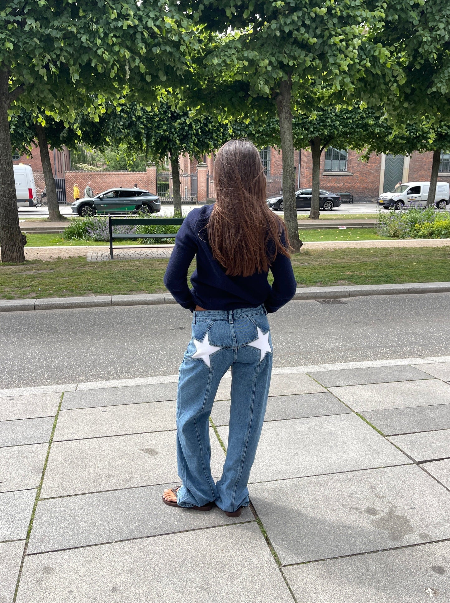 Star Patch Jeans | Trendy & Playful | Perfect for Casual Streetwear