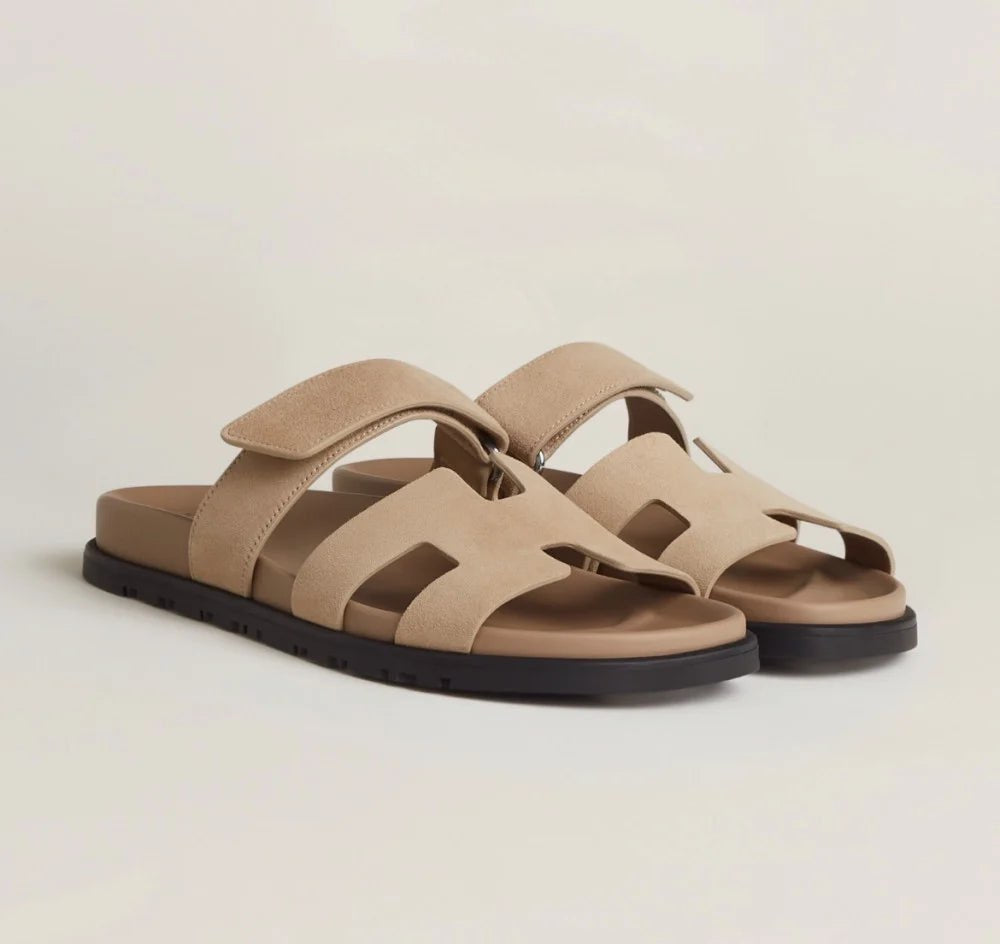 Leather Slide Sandals | Casual | Sleek and Comfortable