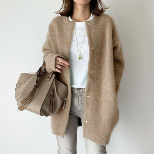 Mohair Cardigan | Soft & Cozy | Minimalist Chic