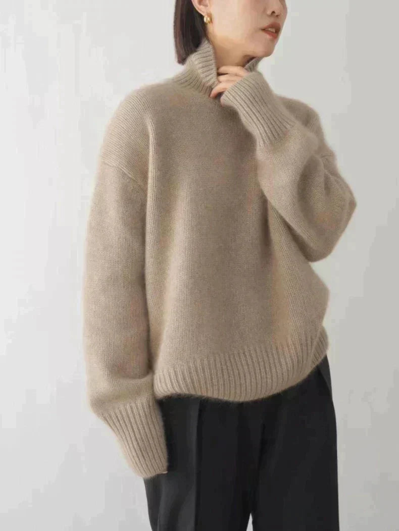 Oversized Turtleneck Sweater | Cozy | Warm & Chic