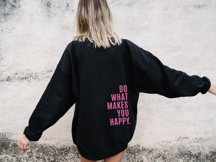 Motivational Hoodie | Cozy & Relaxed | Inspirational Print