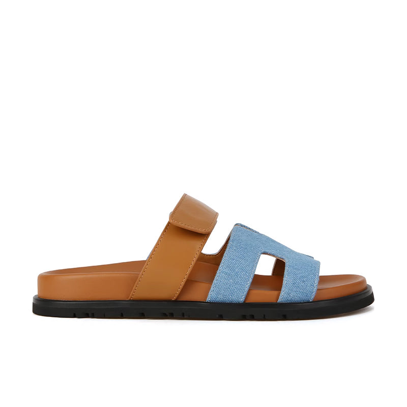 Leather Slide Sandals | Casual | Sleek and Comfortable