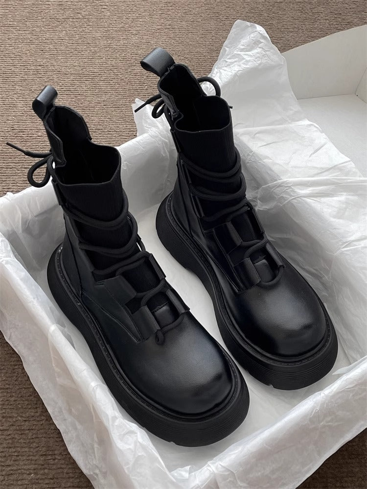 High-Top Chunky Boots | Streetwear Essential | Bold & Stylish