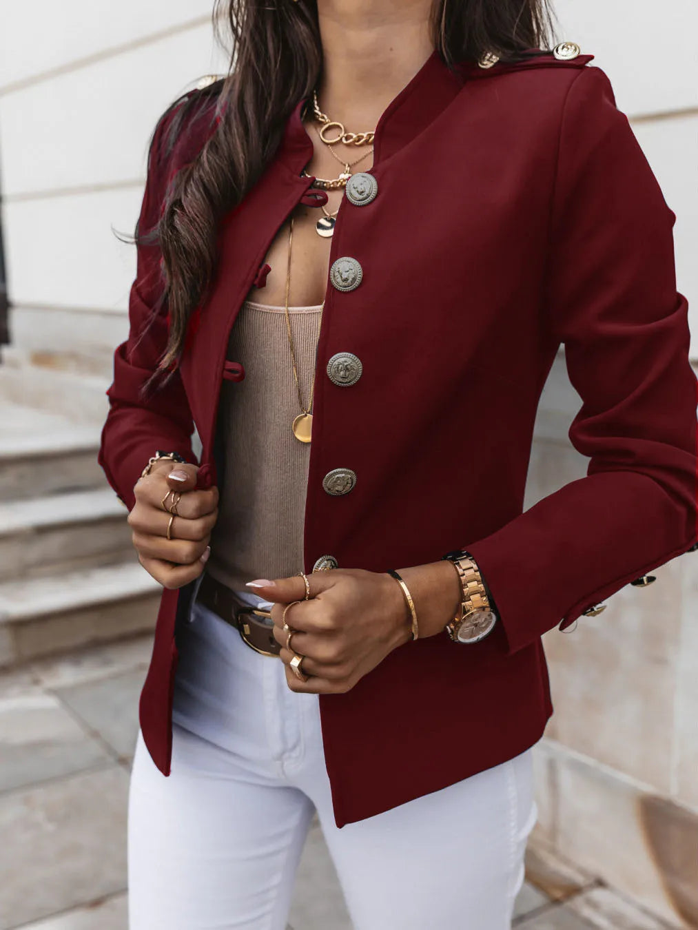 Military Blazer | Elegant & Structured | Timeless Statement