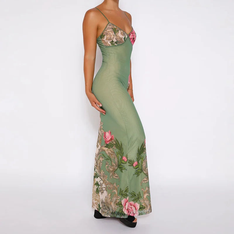 Fiona - Floral Maxi Dress