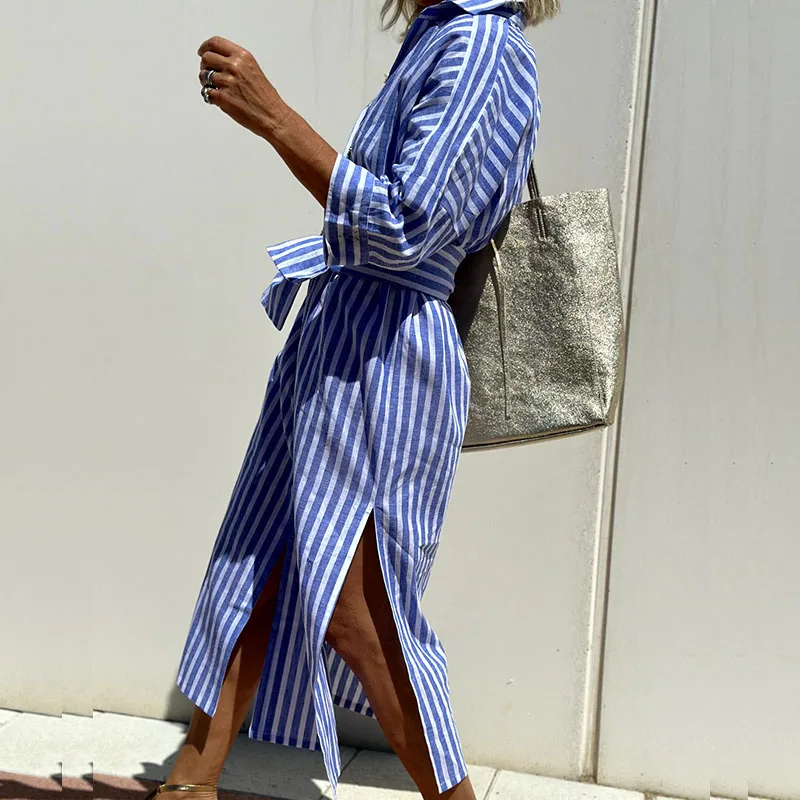 Striped Linen Shirt Dress | Breezy | Effortless & Chic