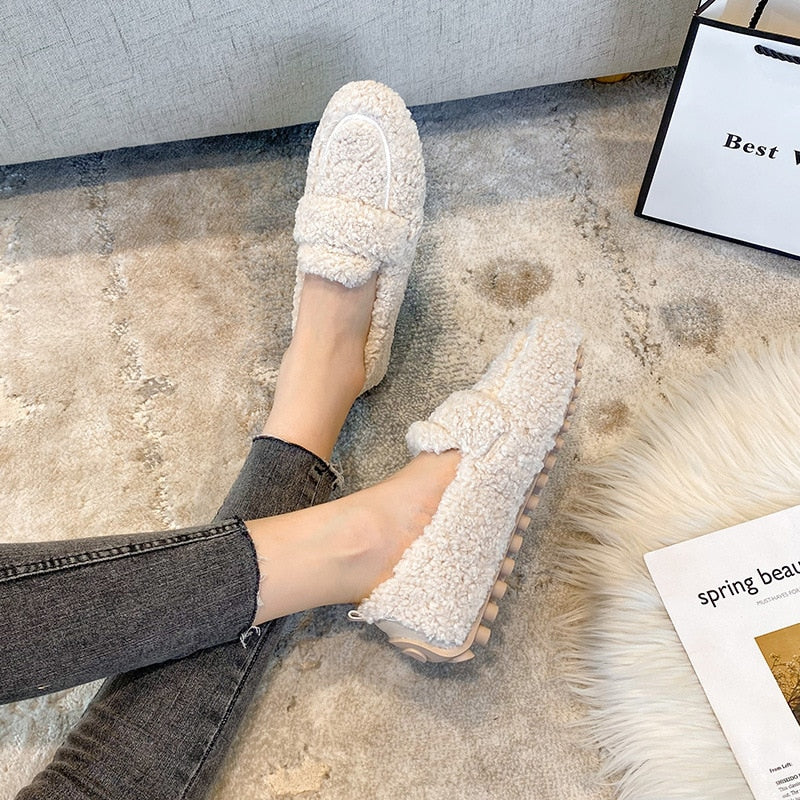 Faux Fur Loafers | Cozy | Warm and Stylish