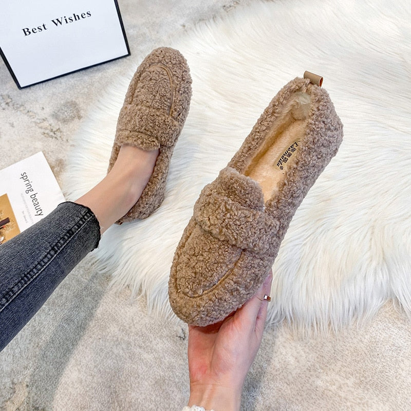 Faux Fur Loafers | Cozy | Warm and Stylish