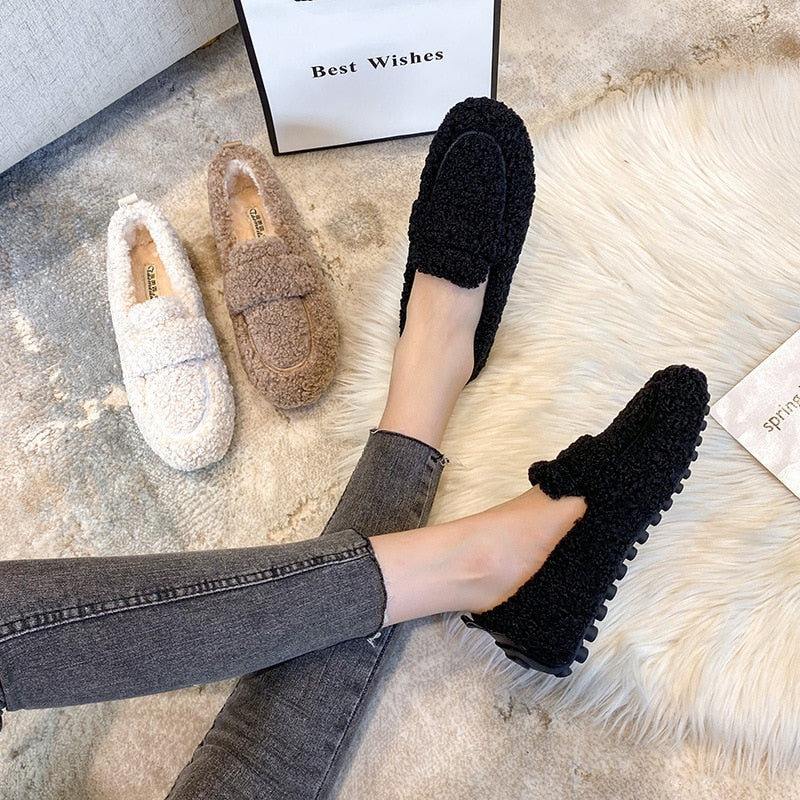 Faux Fur Loafers | Cozy | Warm and Stylish