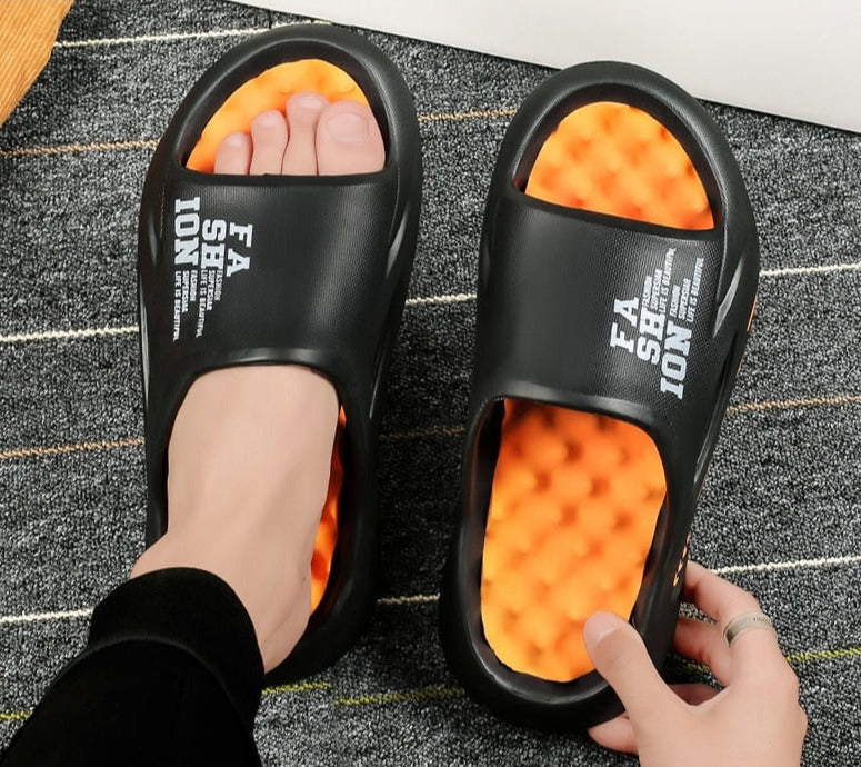 Futuristic Slides | Cushioned Comfort | Sporty & Stylish