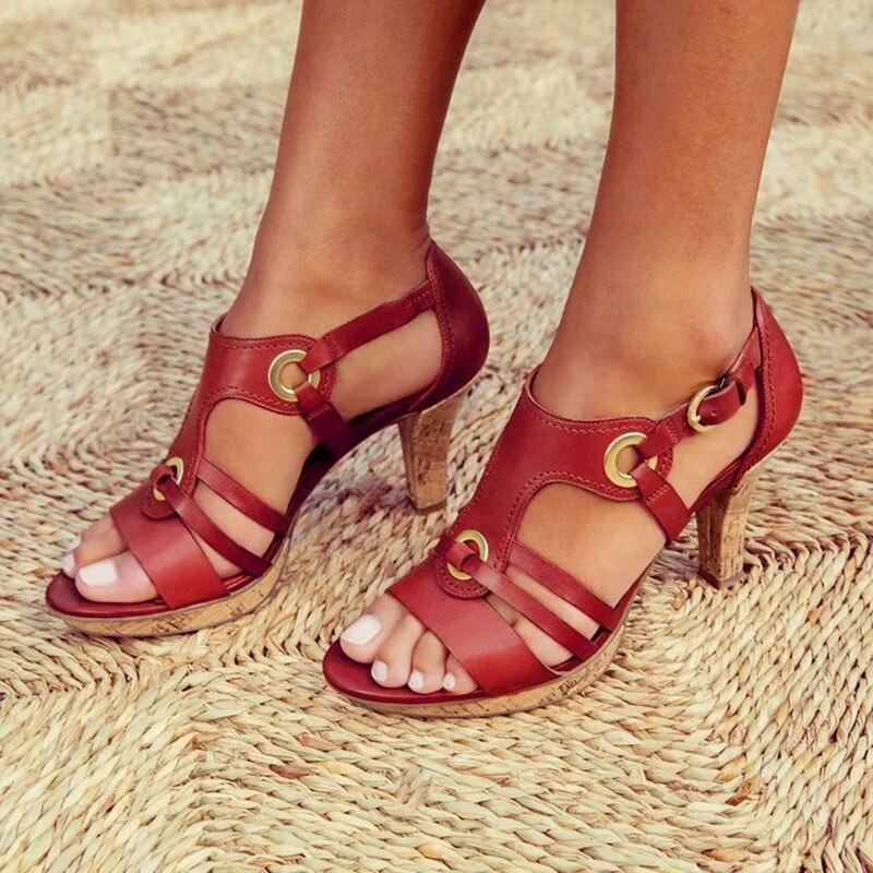 Strappy Heeled Sandals | Chic Design | Comfortable Fit