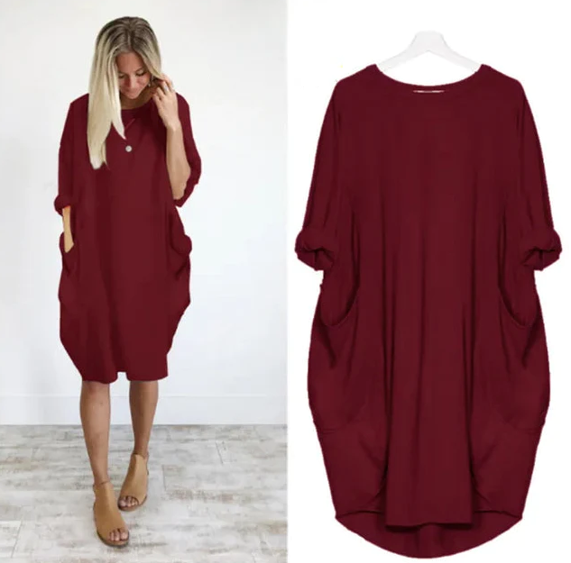 Oversized Pocket Dress | Casual | Relaxed and Comfortable