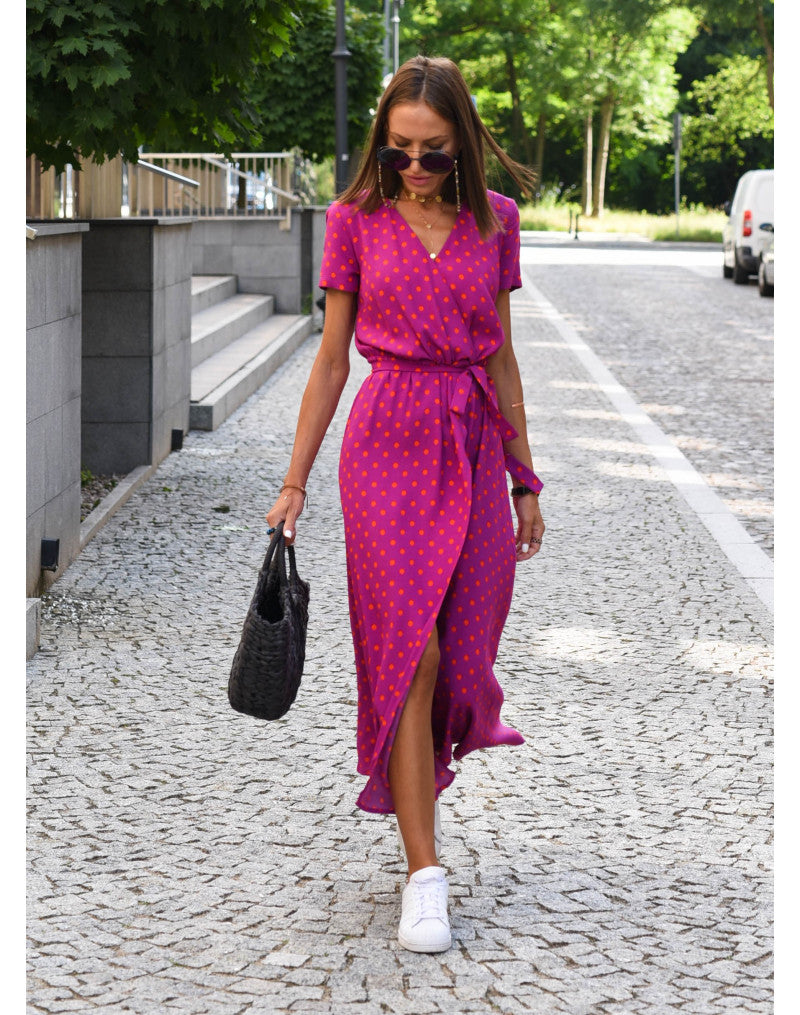 Floral Wrap Dress | Vibrant | Chic & Comfortable