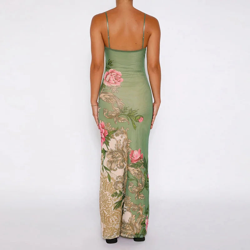 Fiona - Floral Maxi Dress