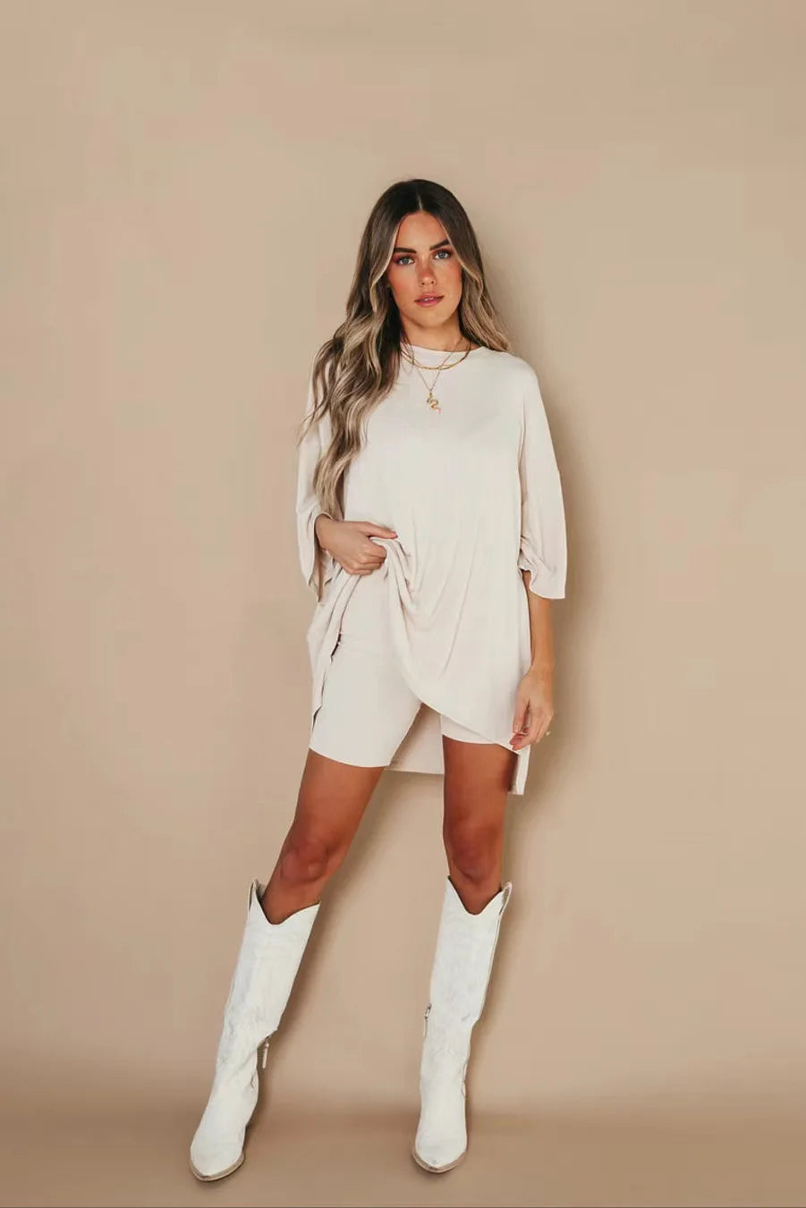 Oversized T-Shirt Dress | Relaxed Fit | Casual & Comfy