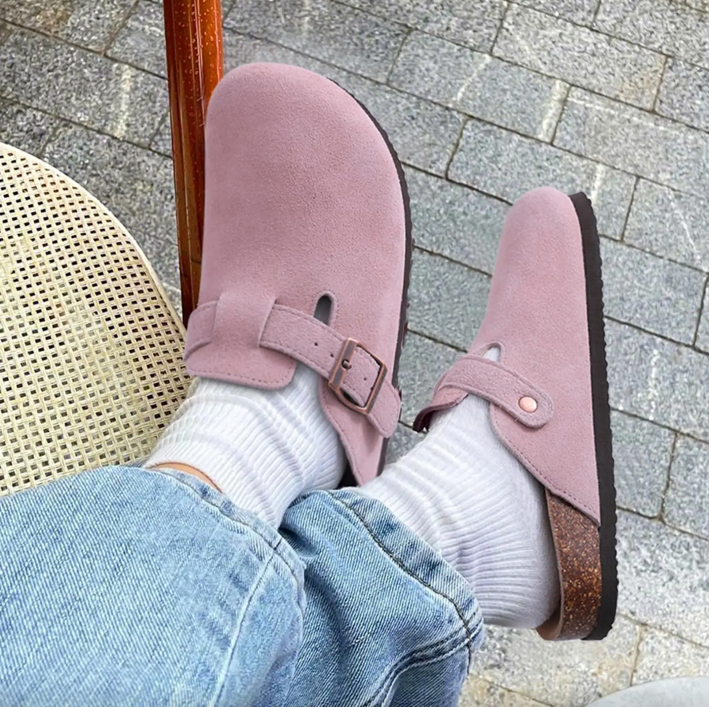 Suede Clogs | Slip-On | Comfortable & Stylish