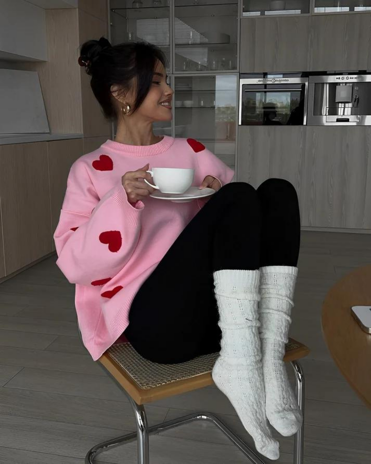 Oversized Heart Sweater | Cozy | Cute & Romantic