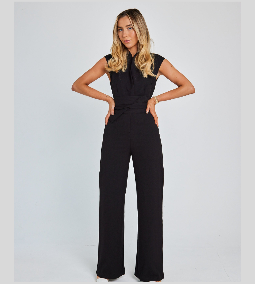 Belted Wide-Leg Jumpsuit | Elegant & Versatile | Perfect for Day to Night