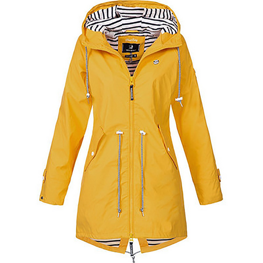 Waterproof Hooded Raincoat | Lightweight & Breathable | Stylish Outdoor Jacket