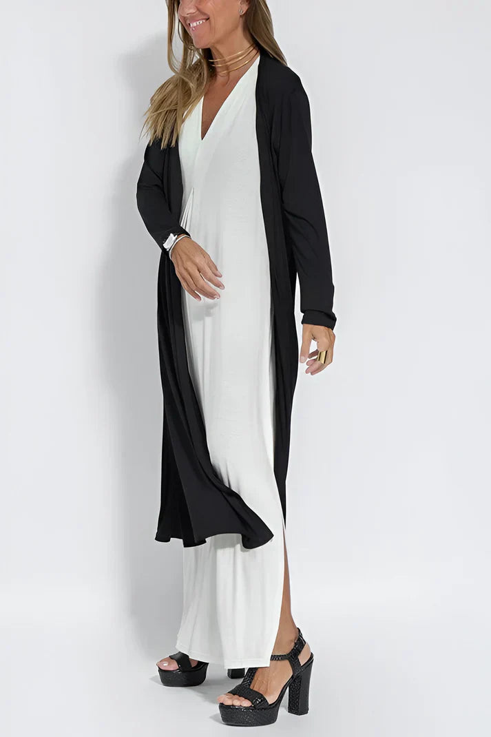 Maxi Dress Set | Elegant & Flowy | With Optional Cardigan