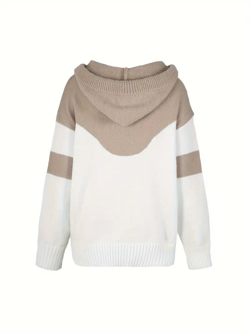 Color-Block Turtleneck Sweater | Cozy & Chic | Winter Essential