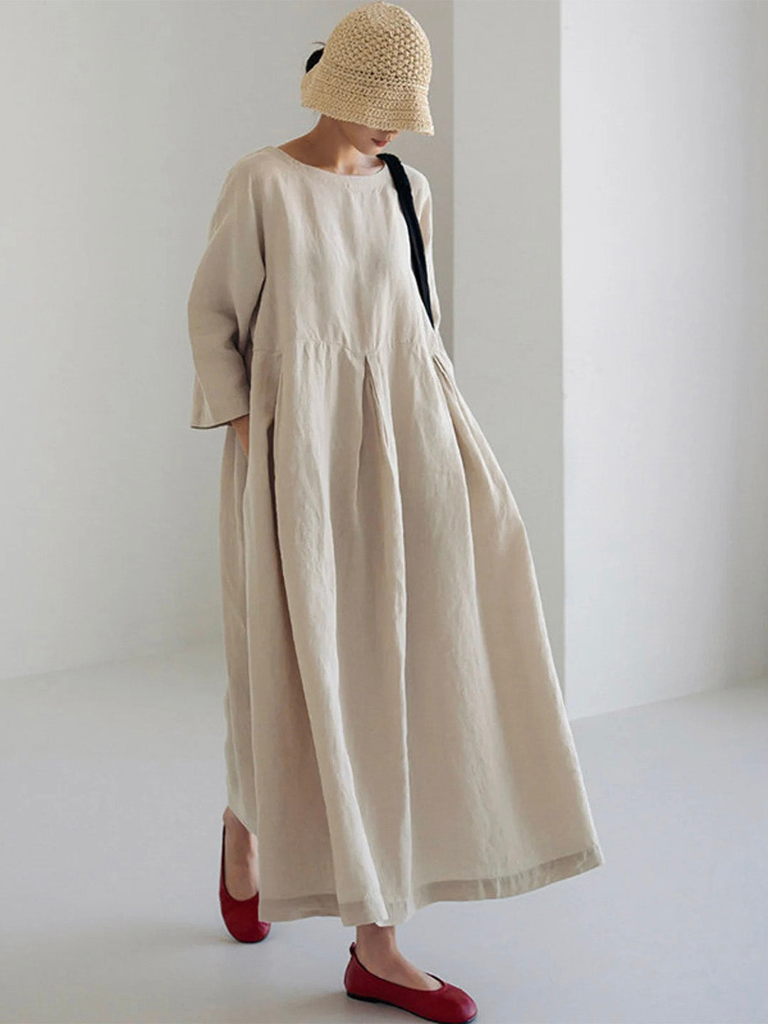 Linen Maxi Dress | Minimalist | Lightweight & Breathable