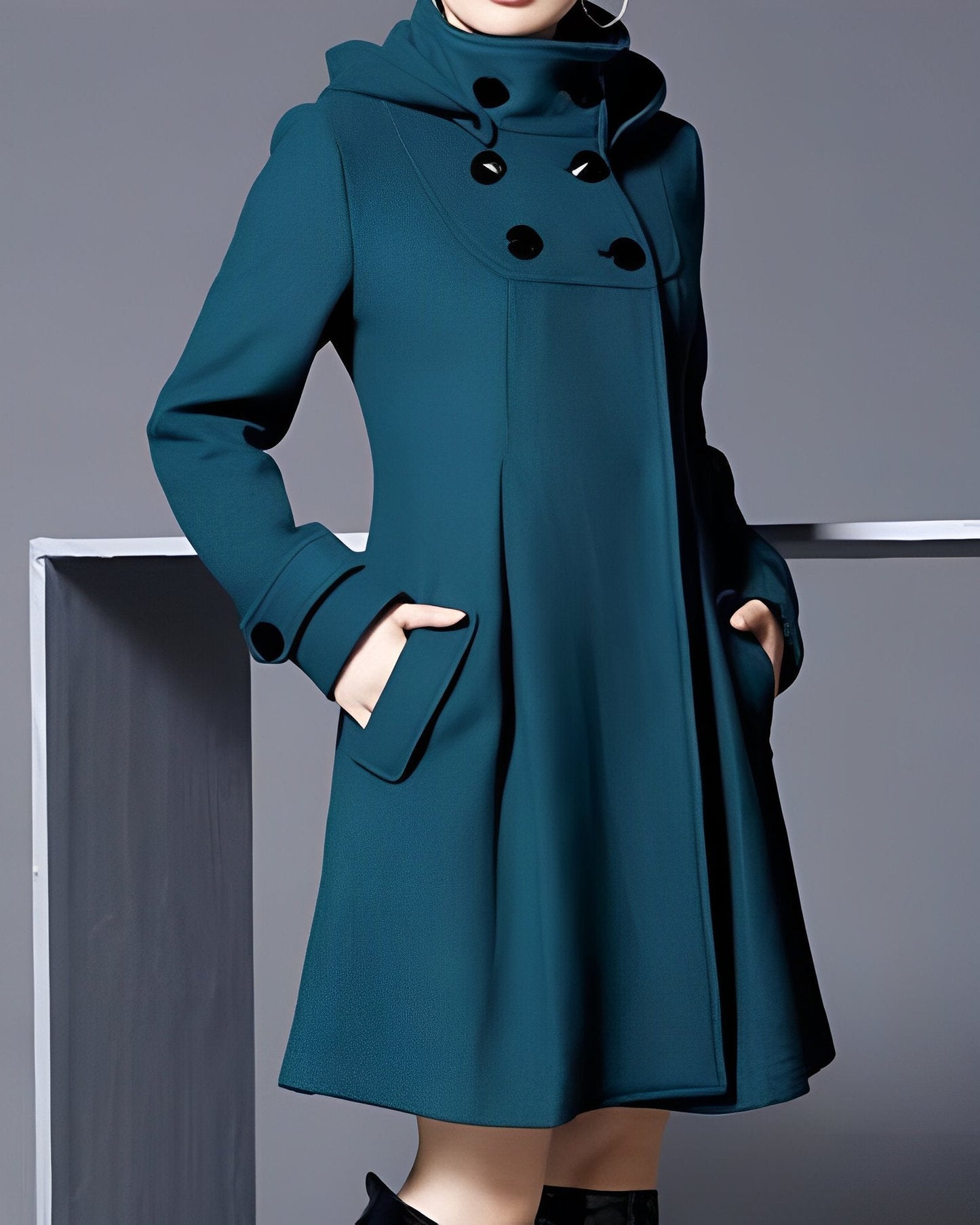 A-Line Wool-Blend Coat | Elegant & Warm | Timeless Chic