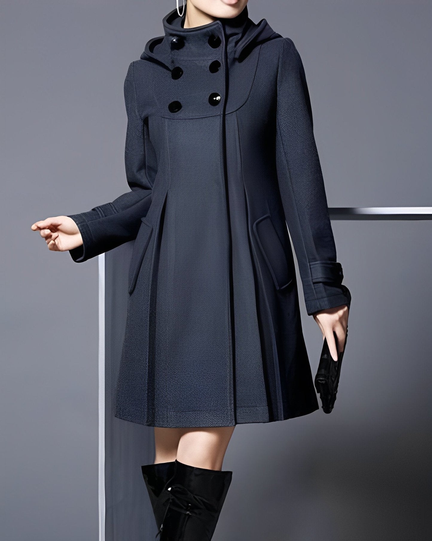 A-Line Wool-Blend Coat | Elegant & Warm | Timeless Chic