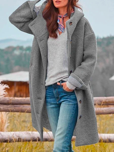 Oversized Wool Blend Coat | Winter Wear | Warm and Stylish