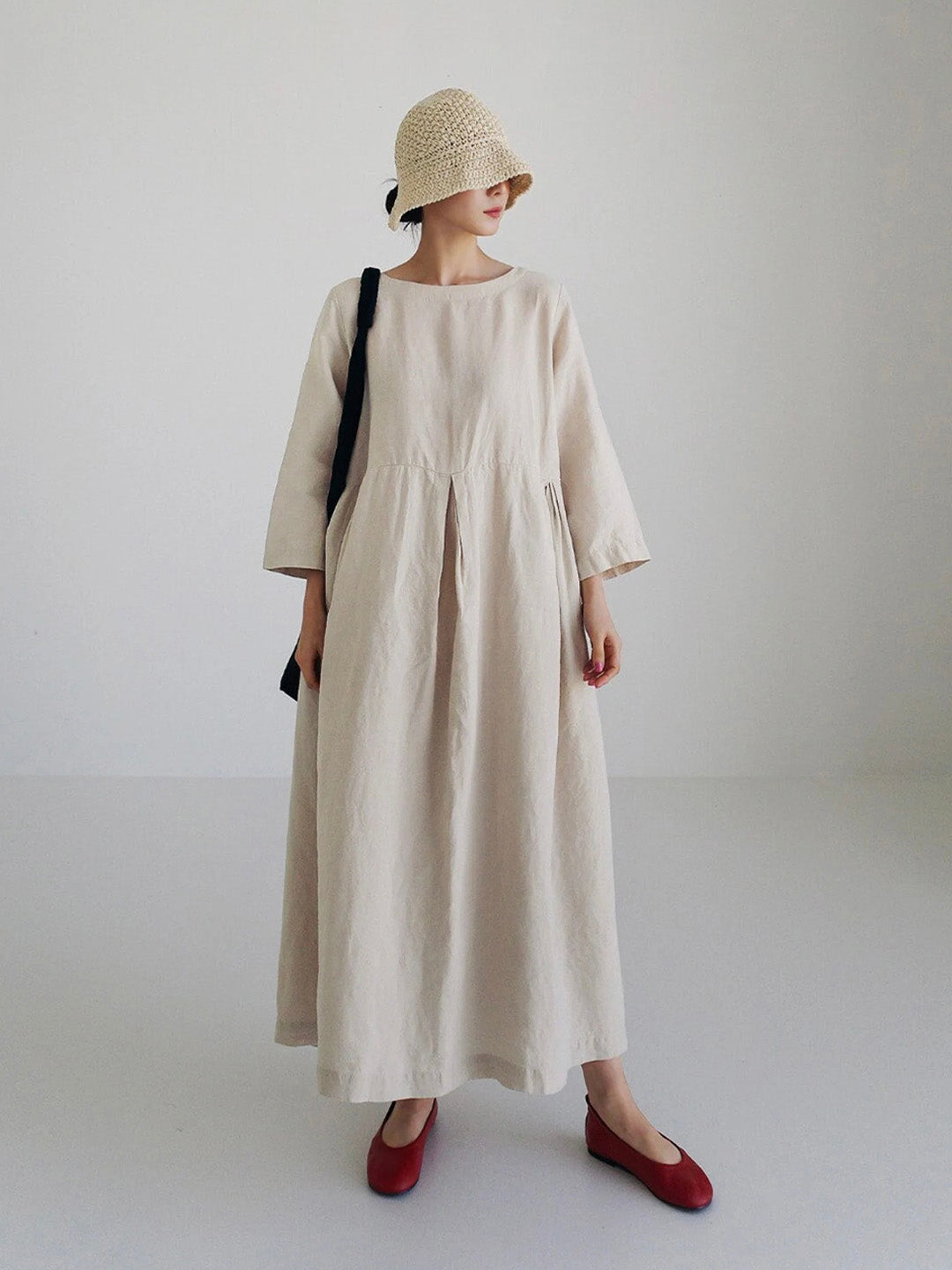 Linen Maxi Dress | Minimalist | Lightweight & Breathable