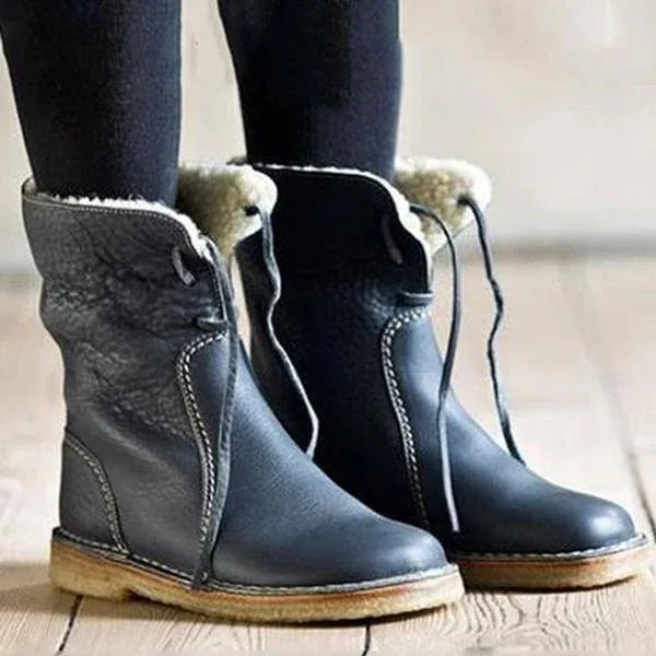 Leather Winter Boots | Fur-Lined | Warm & Durable