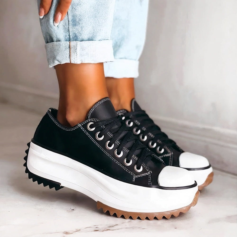 Chunky Platform Sneakers | Lace-Up | Stylish & Comfortable