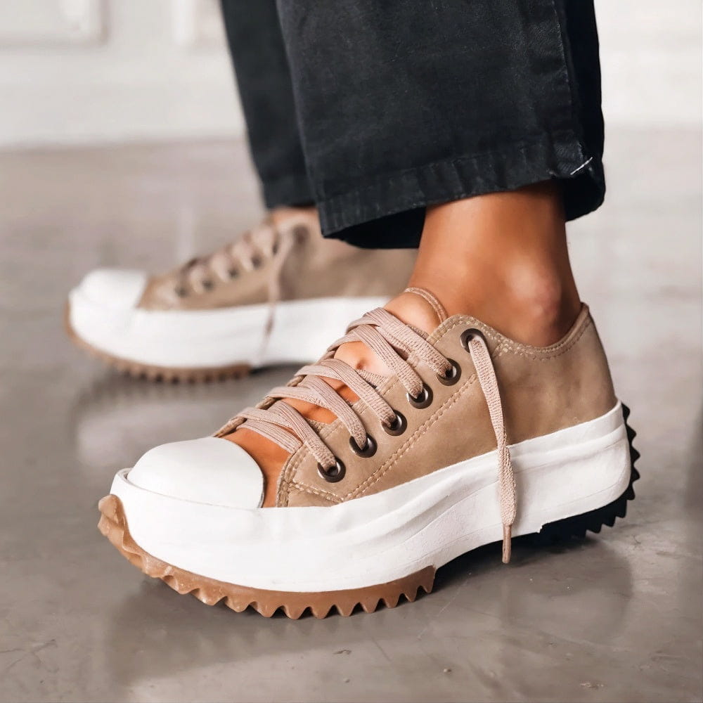 Chunky Platform Sneakers | Lace-Up | Stylish & Comfortable