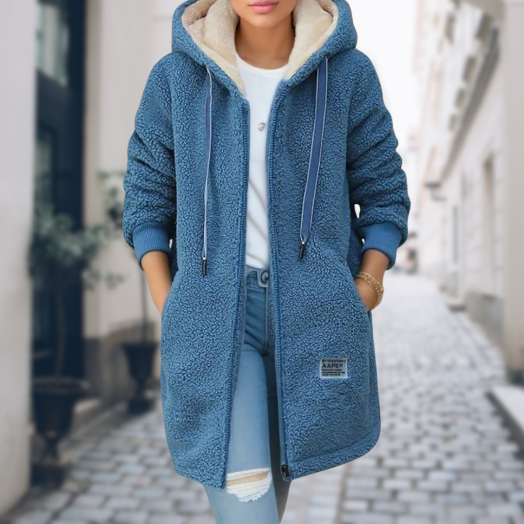 Sherpa Hoodie Jacket | Warm & Cozy | Oversized Fit