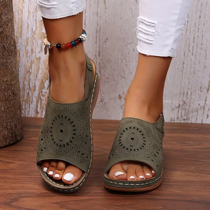 Open-Toe Wedge Sandals | Stylish & Comfortable | Summer Essential