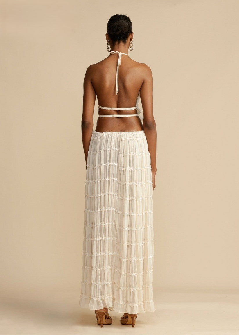 Ruffled Two-Piece Set | Boho Chic | Lightweight & Elegant