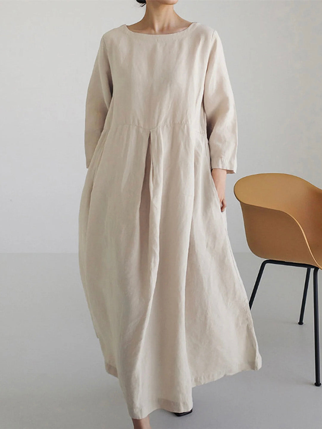 Linen Maxi Dress | Minimalist | Lightweight & Breathable